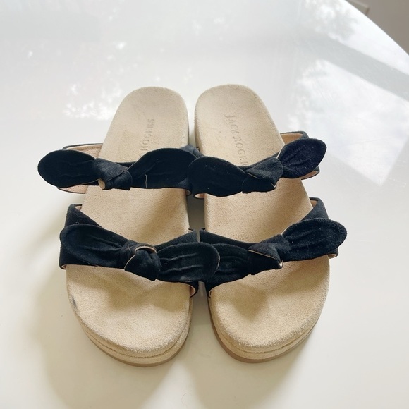 Jack Rogers Monica Double Bow Platform Sandal - 7.5 - Picture 2 of 4
